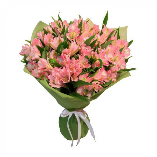 Букет цветов "Коралловый"